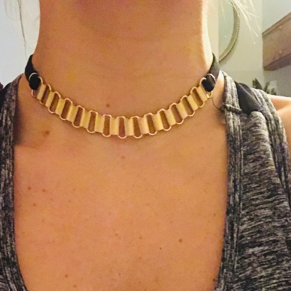 American Eagle Choker Necklace - ADJUSTABLE